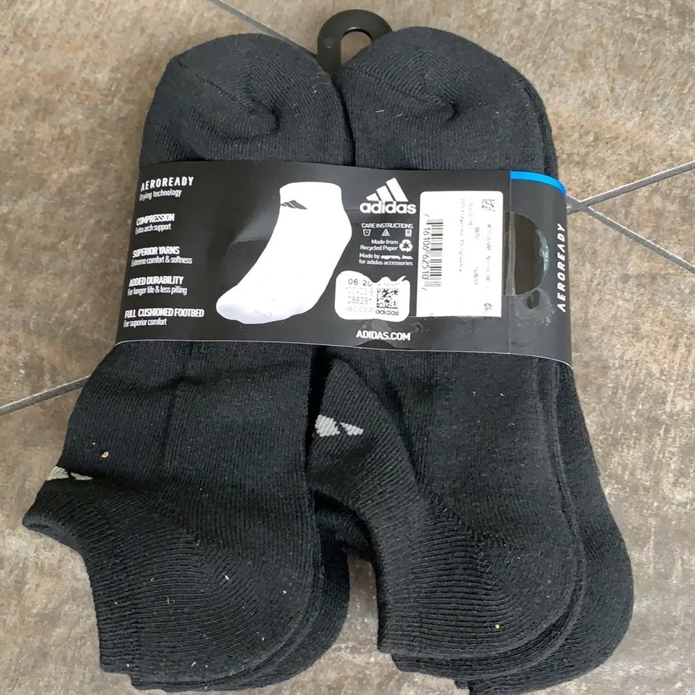 ADIDAS 6 pairs set NO SHOW